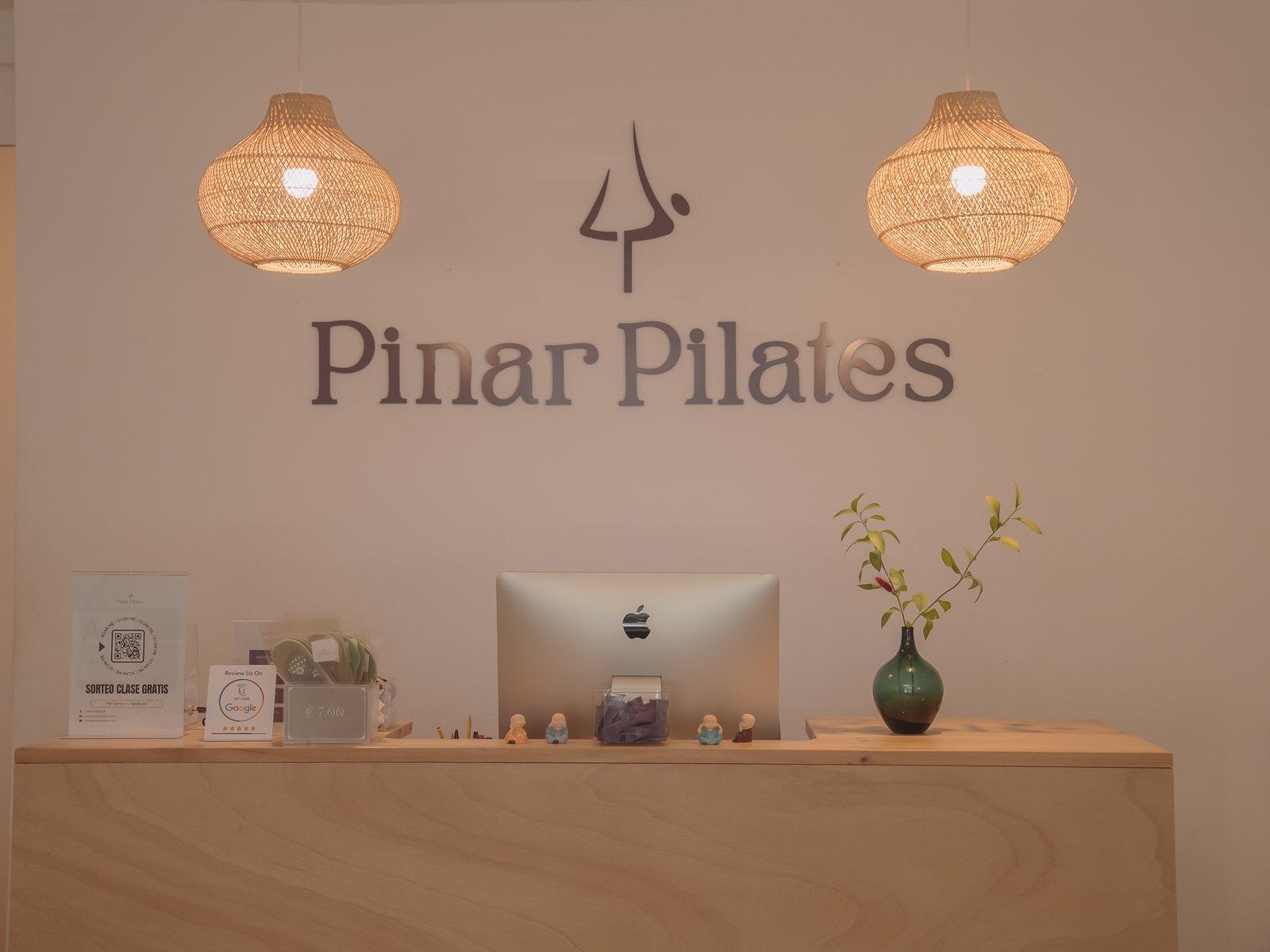 Recepción del estudio Pinar Pilates en el Barrio de Salamanca, Madrid