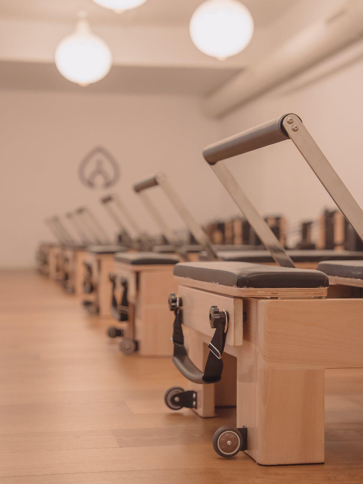 Reformer studio room at Pinar Pilates in Salamanca, Madrid